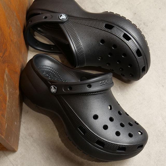 crocs 厚底クロックス　ブラック　黒 クロックス クラシック プラットフォーム クロッグ厚底｜Crocs公式