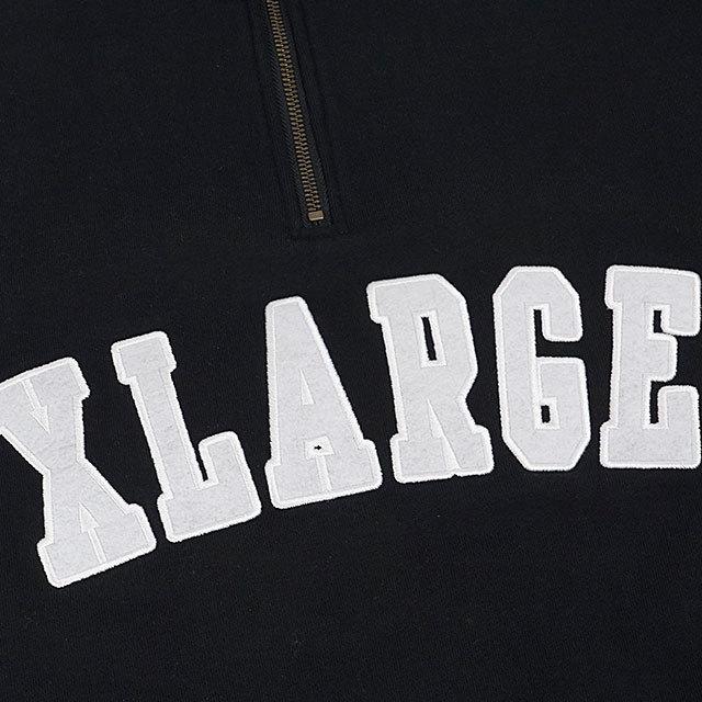 XLARGE（エクストラ ラージ） ハーフジッププルオーバースウェット