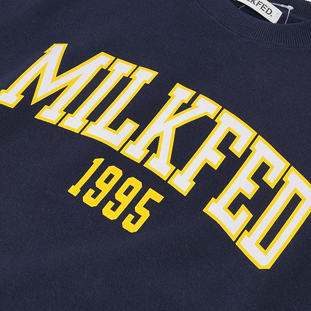MILKFED.（ミルクフェド） カレッジスウェットトップ レディース