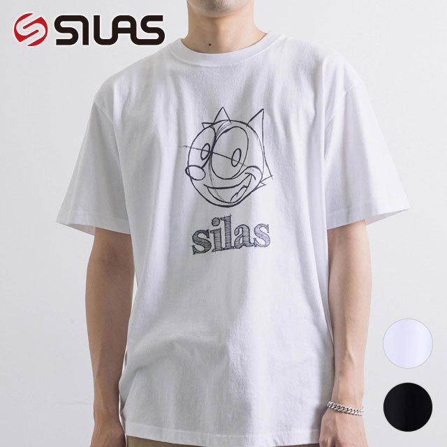 【レア 新品未使用】フジファブリック　SILASコラボTシャツ　Mサイズ SILAS サイラス コラボ フェリックス・ザ・キャット フェイス