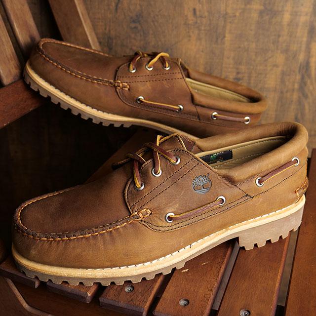 完売品 Timberland モカシン スリーアイ クラシックデッキシューズ 定番】スリーアイ(3eye) クラシックラグ メンズ（モカシン