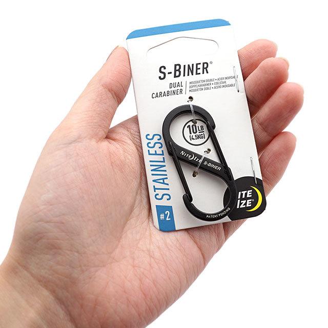 ナイトアイズ NITE IZE S型カラビナ エスビナー #2 SB2-03-01 SB2-03-11 NI00737 NI00743 アウトドア キャンプ ステンレス製 正規取扱店 | NITE IZE | 05