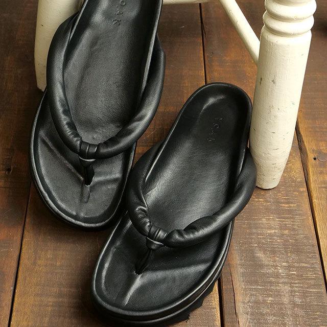 YOAK ヨーク メンズ レザーサンダル ヒロ 382829-01 SS22 HIRO 日本製 