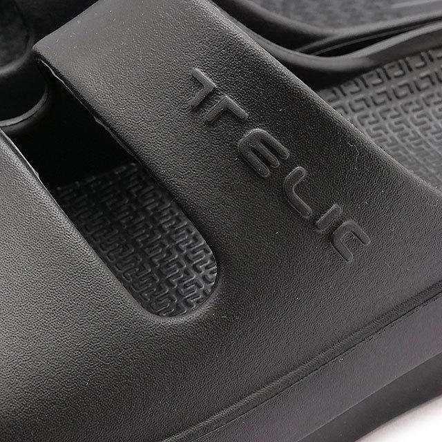 テリック TELIC リカバリーサンダル Wストラップ  SS22 W-STRAP メンズ・レディース 厚底 スライドサンダル 疲労回復 Black 黒 ブラック系｜mischiefstyle｜04