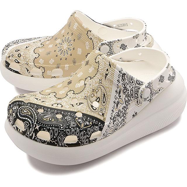 美品⭐️厚底クロックス CLASSIC CRUSH BANDANA 24cm crocs クロックス サンダル クラシック クラッシュ バンダナ