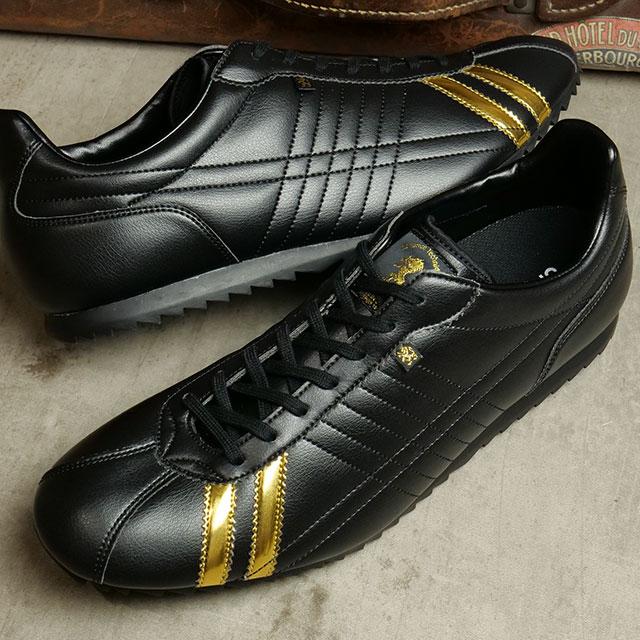 美品 パトリック シュリー スニーカー ランニングシューズ レザー 黒