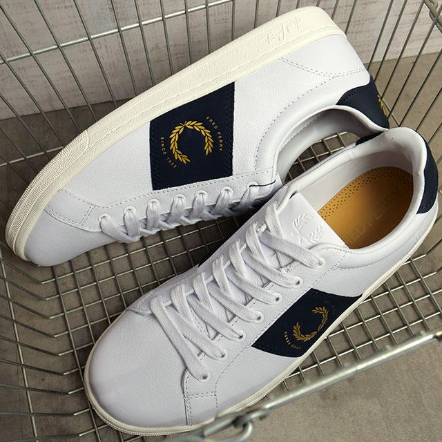 Fred Perry■B721 Textured Leather ■送料込 FRED PERRY フレッドペリー FREDPERRY スニーカー B721