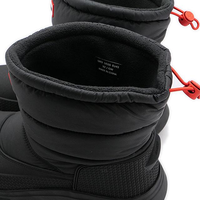 【新品未使用】HUNTER スノーブーツ ショート丈 防寒 防水 27cm HUNTER（ハンター） 返品送料無料 メンズ イントレピッド ショート