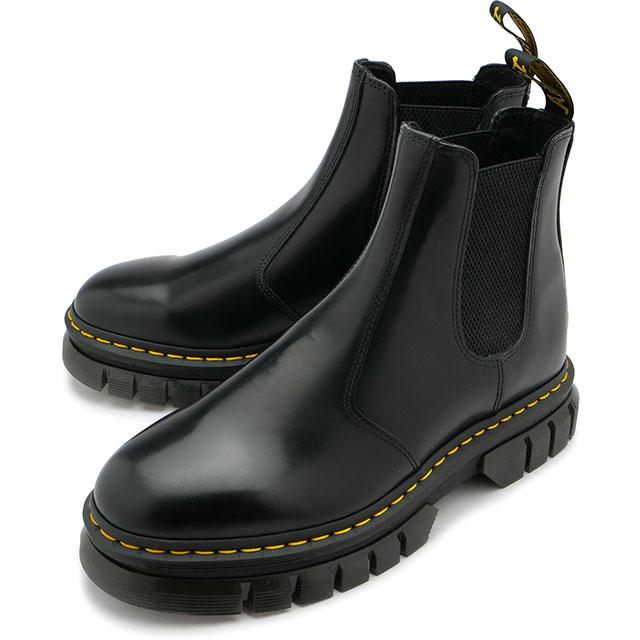 ドクターマーチン Dr Martens メンズ リカード チェルシーブーツ Fw22 Rikard Chelsea サイドゴアブーツ Black Polished Smooth Shoetime 通販 Yahoo ショッピング