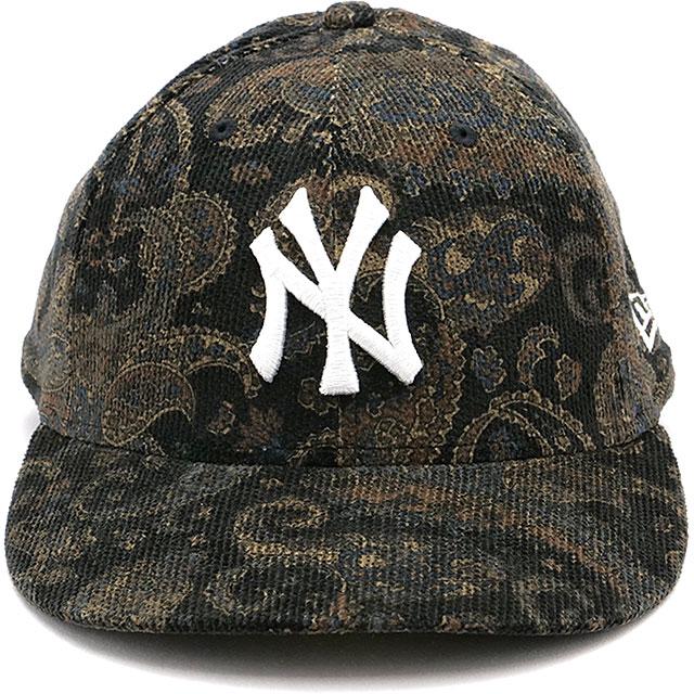 ニューエラ×liberty コラボ　フライトキャップ　ペイズリー NEW ERA（ニューエラ） キャップ コーディロイキャップ ニューヨーク