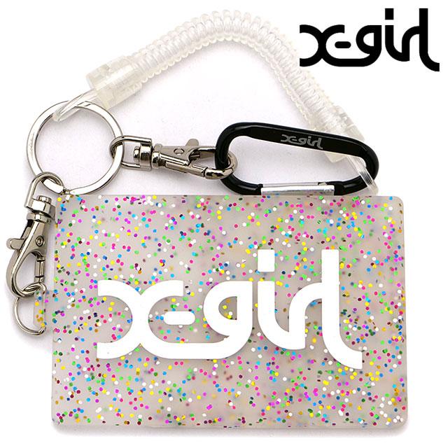 X-girl エックスガール ミルズロゴ ラバーパスケース 105211054018