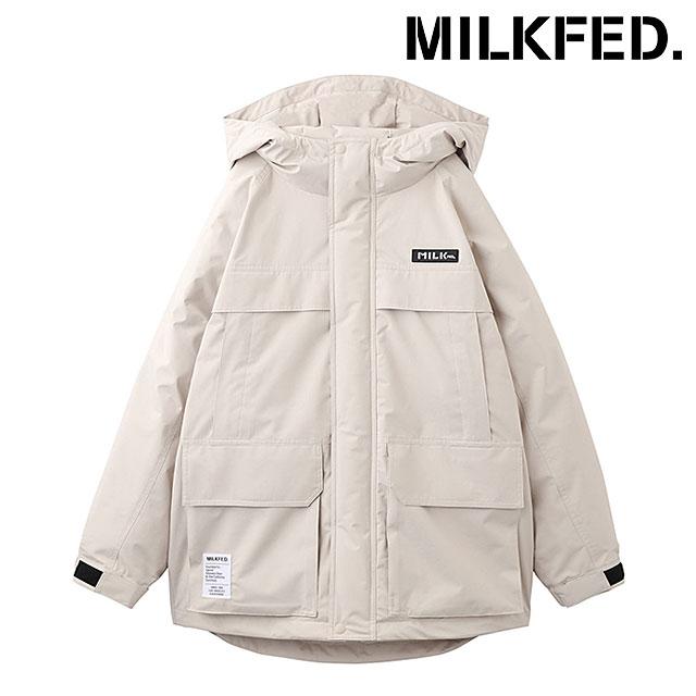 MILKFED.（ミルクフェド） レディース フーデッドパファージャケット 