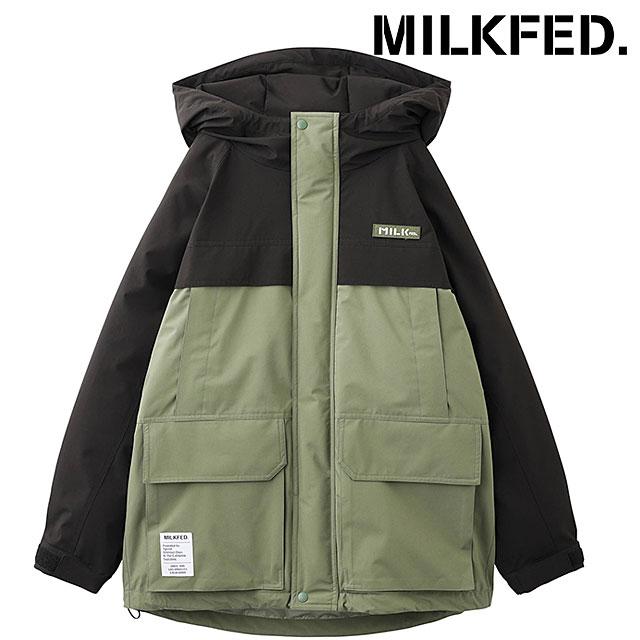 MILKFED.（ミルクフェド） レディース フーデッドパファージャケット 