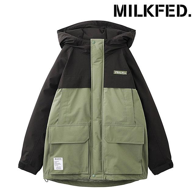 MILKFED.（ミルクフェド） レディース フーデッドパファージャケット 