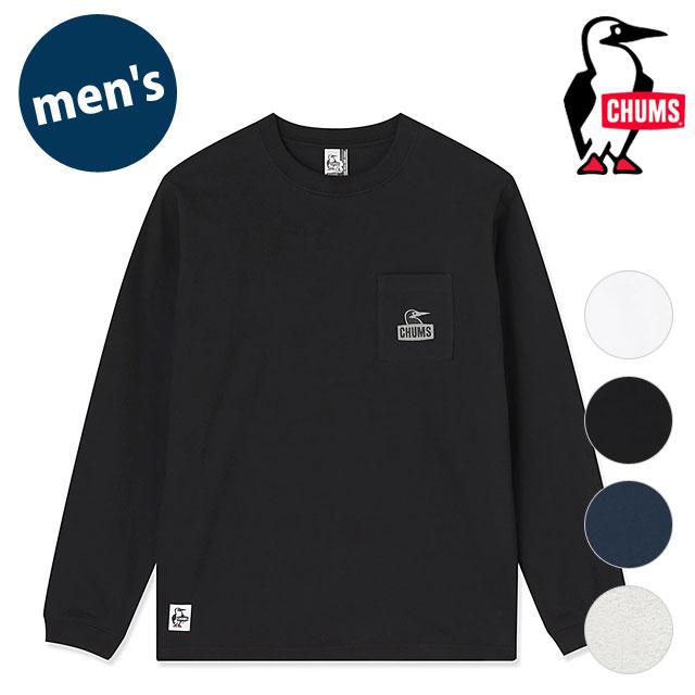 CHUMS ブービーフェイスポケットブラッシュドロングスリーブTシャツ 5