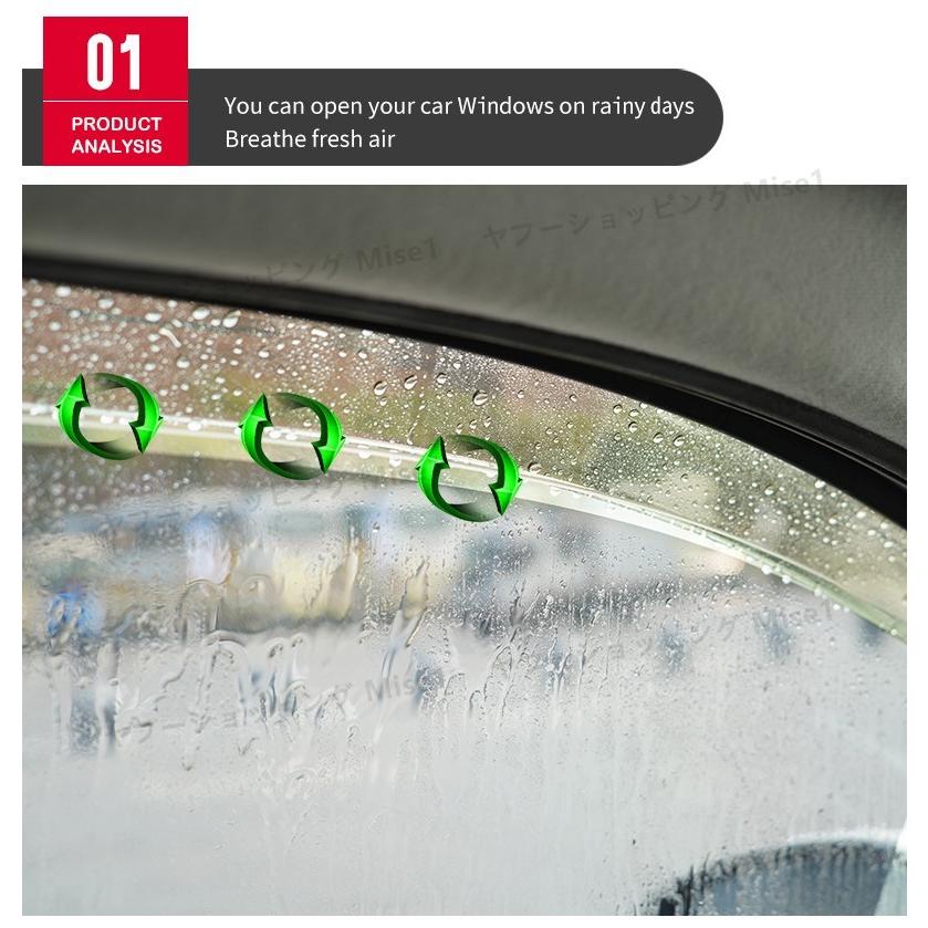 【25％OFF】 ベンツ Benz EQC N293 2020~ ウィンドウバイザー日焼け止め 換気 防雨 車用 ベゼル ヴェゼル 専用設計