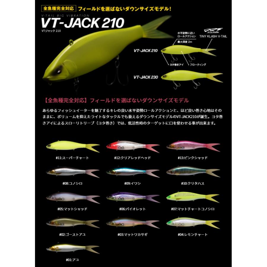 Fish Arrow（フィッシュアロー） VT-JACK210 : ミシマつり具