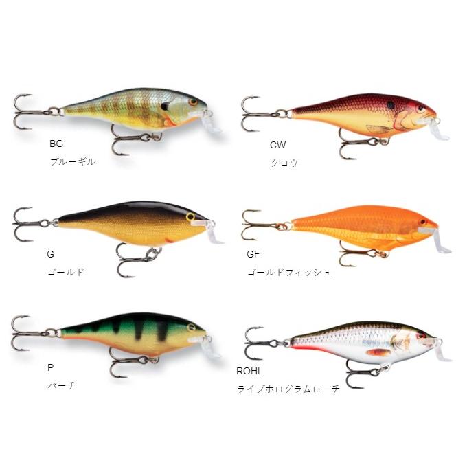 Rapala SSR クランクベイト 5個セット RaPaLa ラパラ シャローシャッド