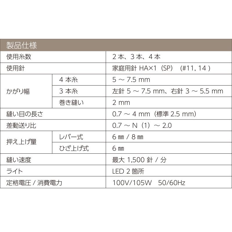 JUKI MO-2800 MO2800  ミシン  本体 ロックミシンの画像