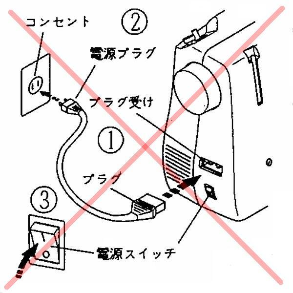 JANOME（ジャノメ） 【T】【差込形状注意】【3ピン両くぼみ形