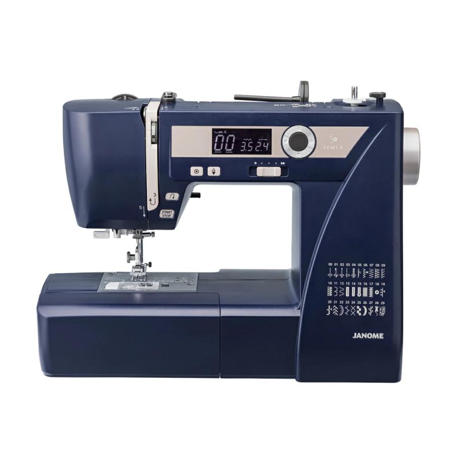ミシン 本体 ジャノメ コンピューターミシン（JANOME ミシン）蛇の目 ミシン≪新製品≫ 【SEWLA】ソーラ【送料無料】ネイビー | JANOME