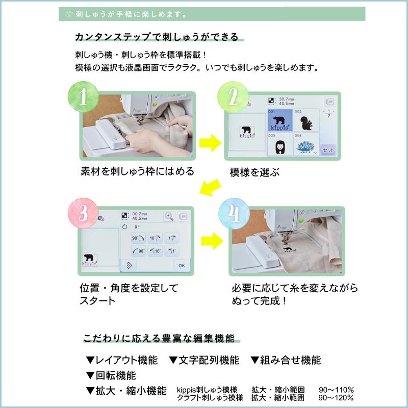 ブラザー工業 ブラザー ミシン 刺繍ミシン PICNO KW ピクノ