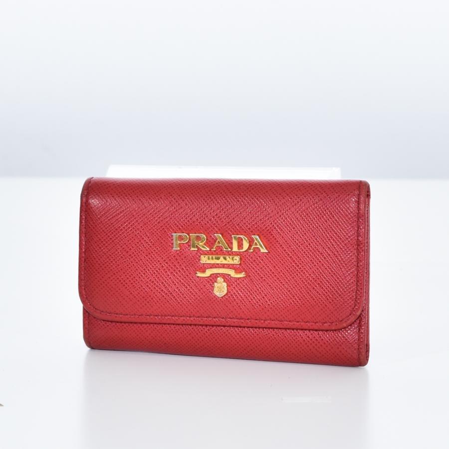 PRADA（プラダ） 中古USED PRADA キーケース サフィアーノ 6連 レッド