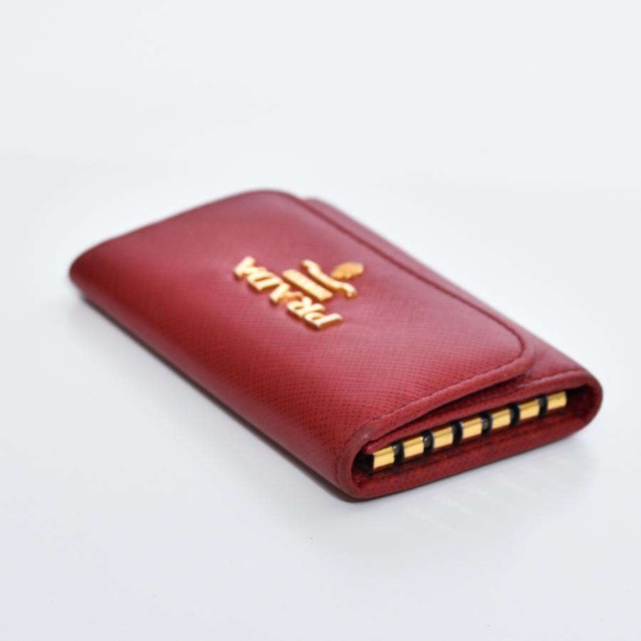 PRADA（プラダ） 中古USED PRADA キーケース サフィアーノ 6連 レッド
