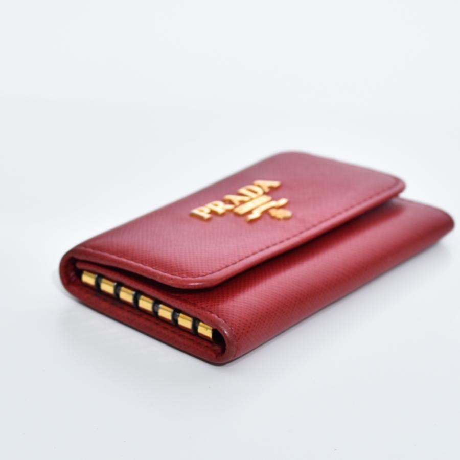 PRADA（プラダ） 中古USED PRADA キーケース サフィアーノ 6連 レッド