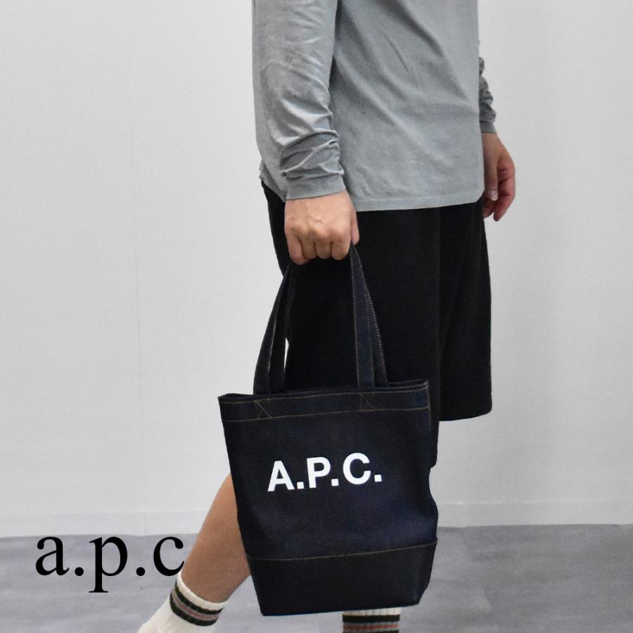 アーペーセー バッグ トートバッグ デニム キャンバス レザー 本革 