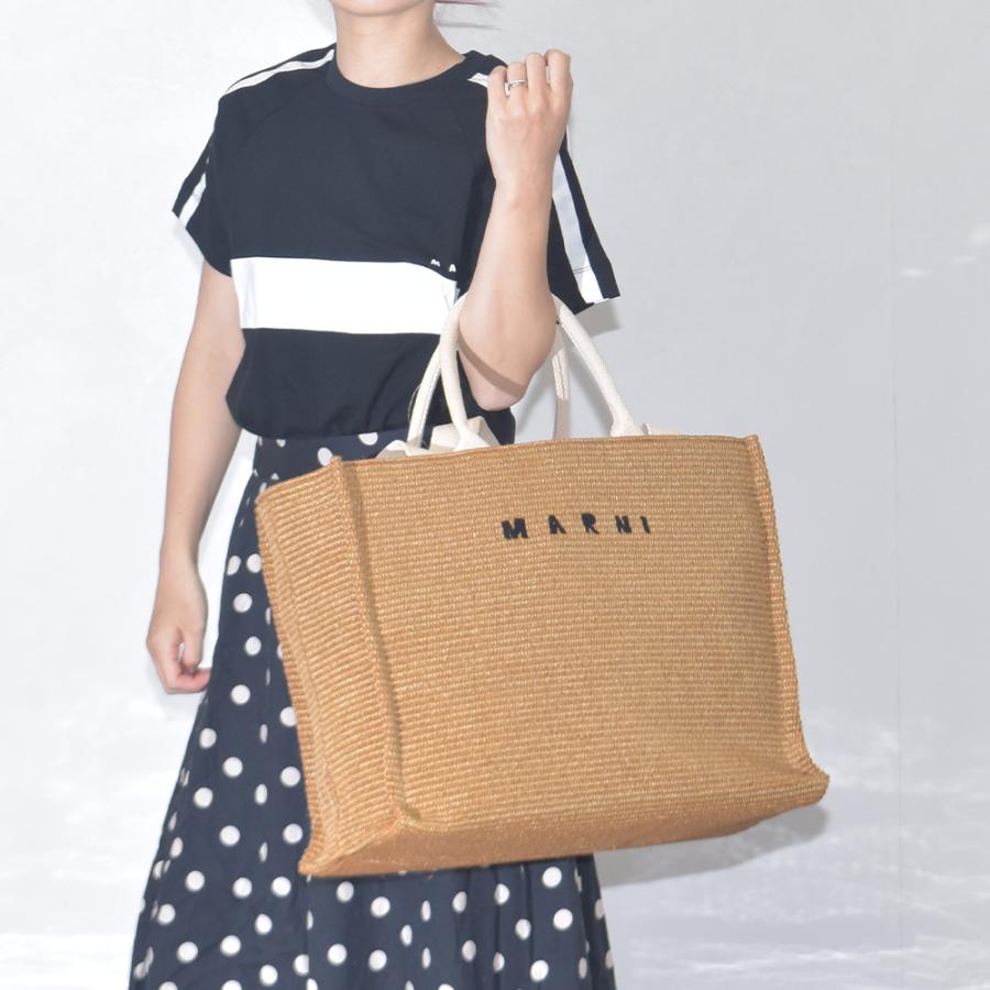MARNI マルニ トートバッグ ショルダーバッグ 2way ロゴ 大きめ