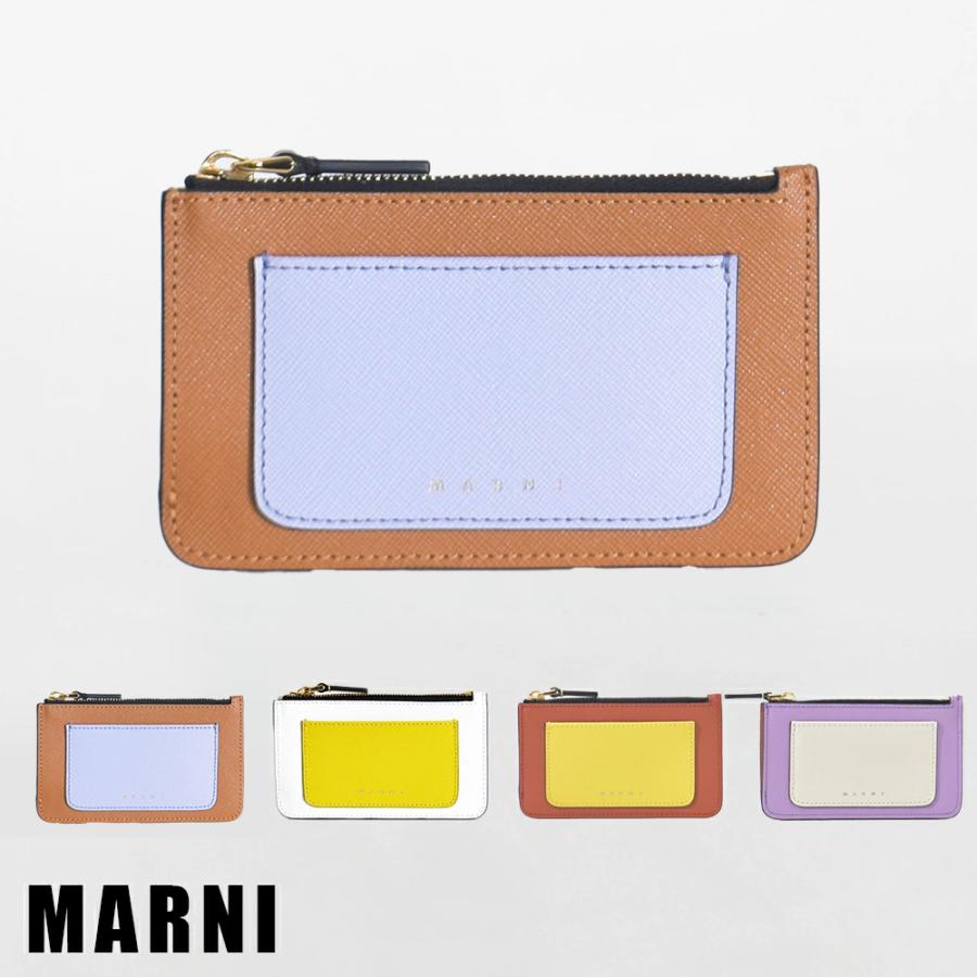 MARNI マルニ カードケース コインケース 本革 スリム バイ MARNI マルニ カードケース コインケース 本革 スリム バイ