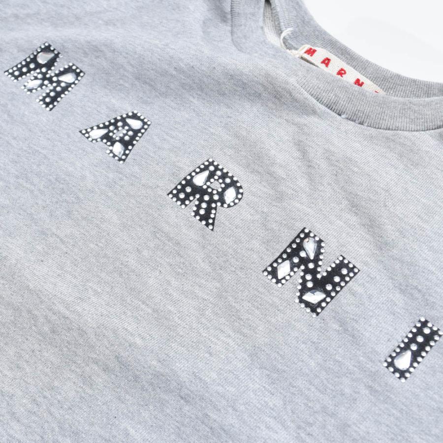 マルニ キッズ レディース ラインストーン ロゴ スウェット marni MARNI（マルニ） キッズ トレーナー ロゴ 大人もOK レディース MARNI