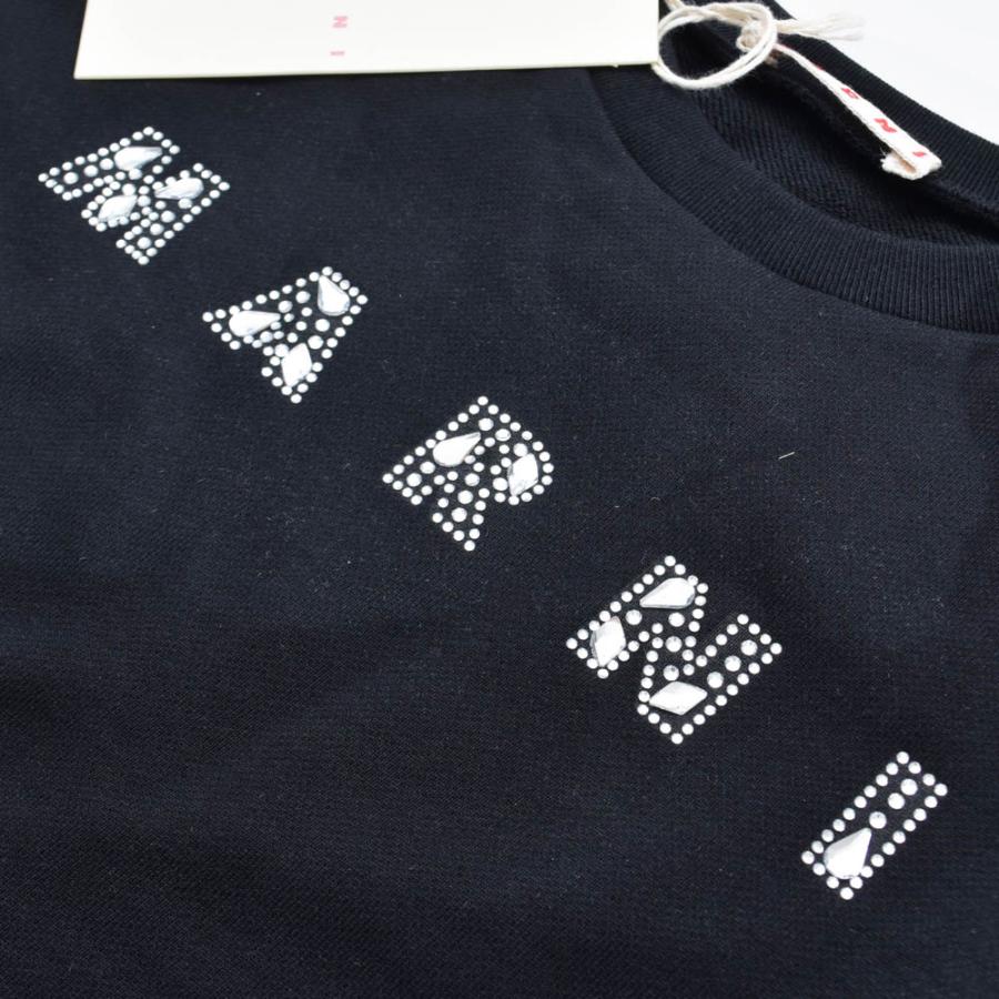 マルニ キッズ レディース ラインストーン ロゴ スウェット marni MARNI（マルニ） キッズ トレーナー ロゴ 大人もOK レディース MARNI