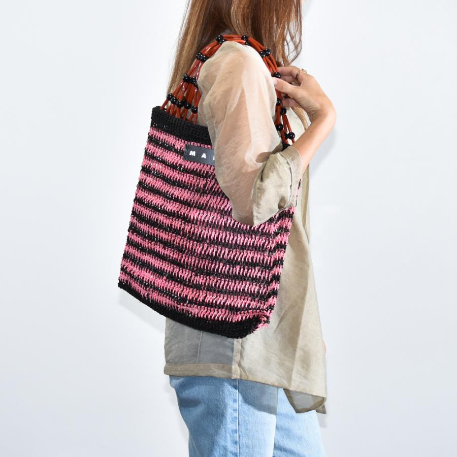 neconyan です　MARNI ネットバッグ MARNI マルニ バッグ マルニフラワーカフェ フラワーバスケット
