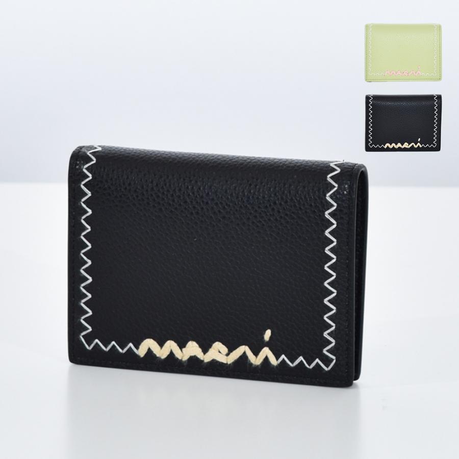 MARNI マルニ 財布 レディース 二つ折り財布 シンボル 刺繍入り