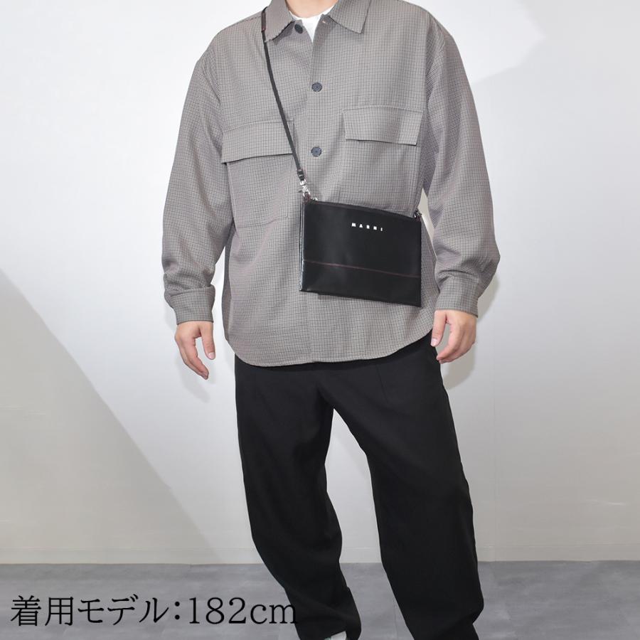MARNI マルニ ショルダーバッグ ショルダー PVC 軽量 メンズ MARNI マルニ ショルダーバッグ ショルダー PVC 軽量 メンズ