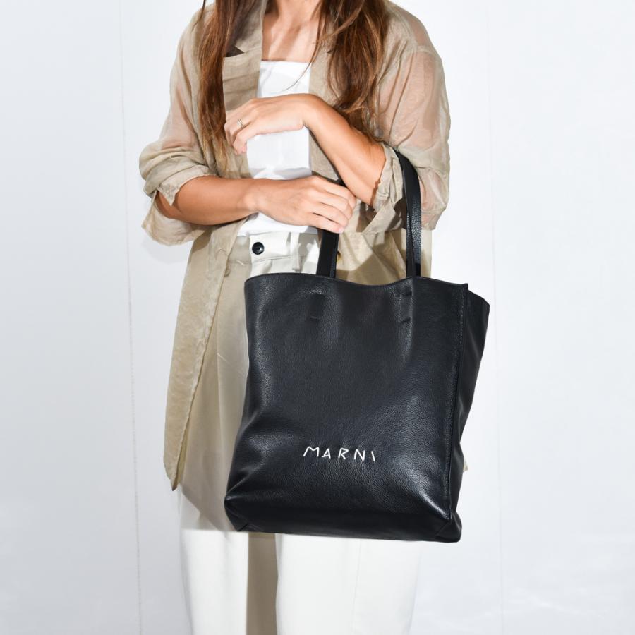 【値下げ】MARNI PVCトート Black MARNI - MARNI / マルニ | PVC バイカラー トートバッグ ユニ