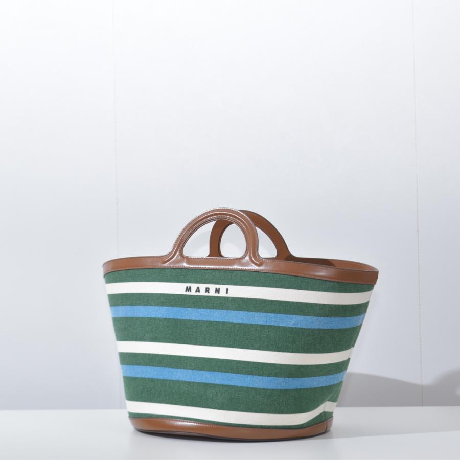 MARNI ストライプキャンバスバッグ MARNI マルニ バッグ ストライプ キャンバスショルダーバッグ