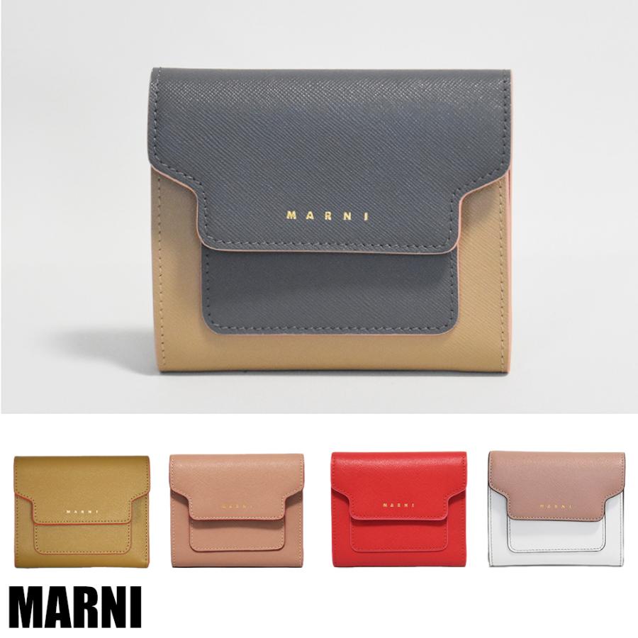 MARNI マルニ 二つ折り財布 財布 レディース ブランド 人気 本革 MARNI マルニ 二つ折り財布 財布 レディース ブランド 人気 本革