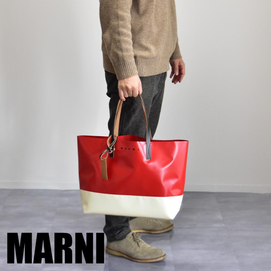 MARNI マルニ バッグ トートバッグ メンズ PVC 大きめ MARNI マルニ バッグ トートバッグ メンズ PVC 大きめ