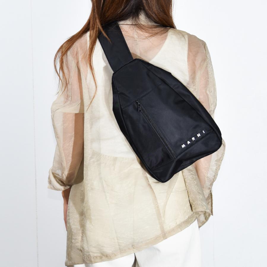 大人もOK! Marni マルニ . ロゴ ワンショルダー ボディバッグ お取り寄せ】『MARNI』マルニ ロゴ クロスボディバッグ ID: P100095MA