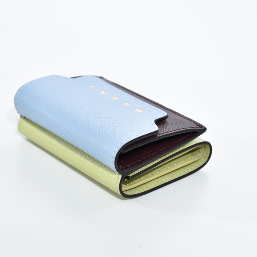 MARNI（マルニ） 財布 レディース ブルー ブラウン グリーン