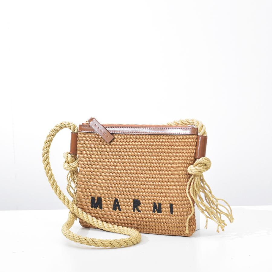 マルニ サマーバッグ PHMO0011U1 ロープハンドル MARCEL MARNI MARNI マルニ サマーバッグ PHMO0011U1 ブラウン ロープハンドル