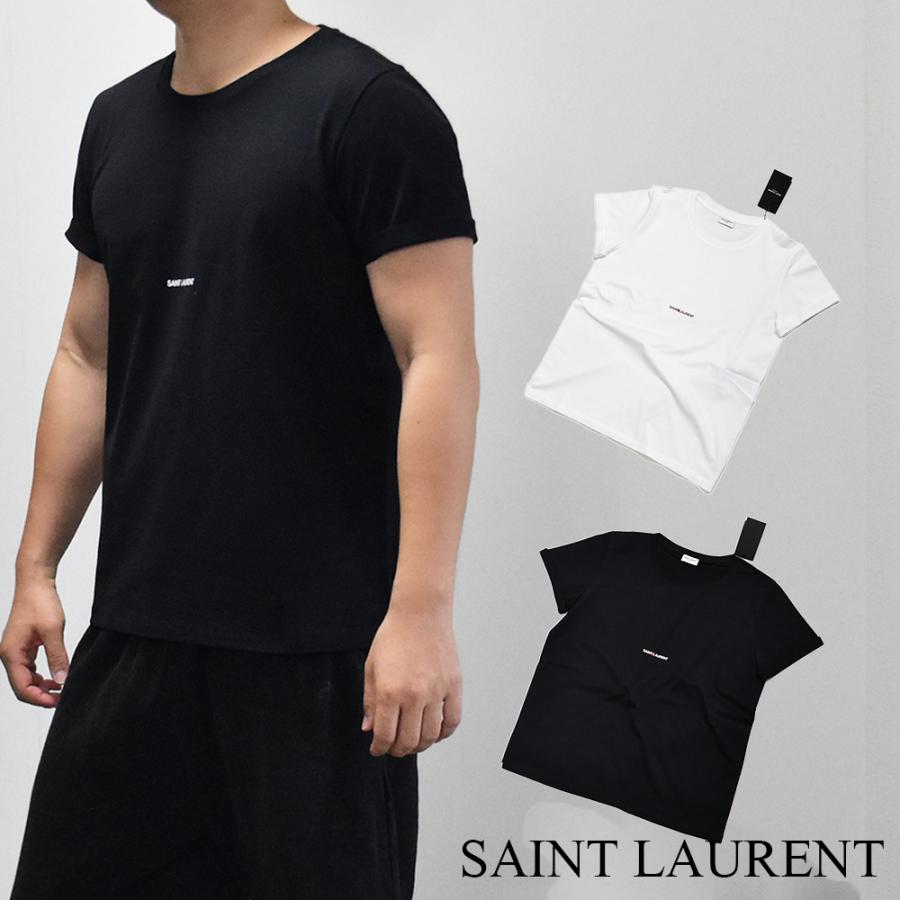 楽天市場】サンローラン Tシャツ ロゴ メンズ 半袖 ショート
