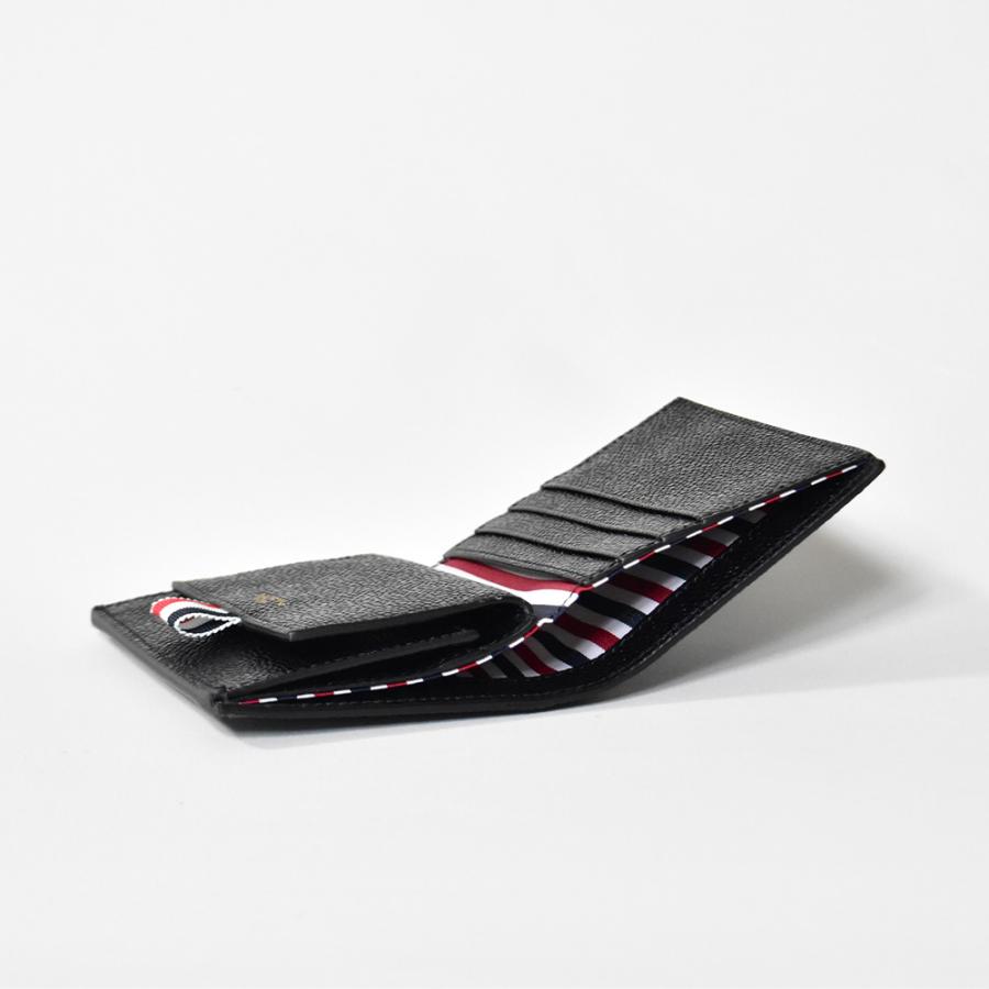 THOM BROWNE 二つ折り財布 黒