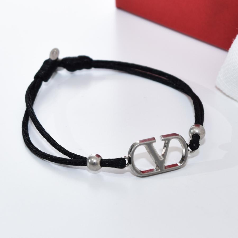VALENTINO（ヴァレンティノ） メンズ ブレスレット ガラヴァーニ Vロゴ