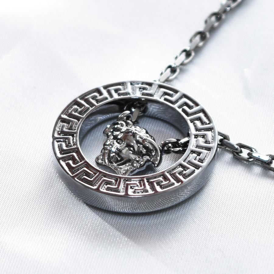 VERSACE ヴェルサーチ ネックレス メンズ グリークリング