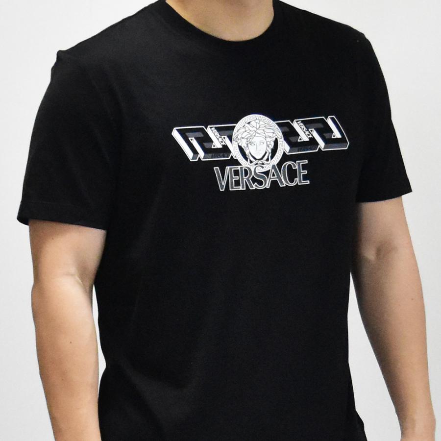 VERSACE ヴェルサーチ Tシャツ ロゴ メンズ 半袖 ブランド 人気