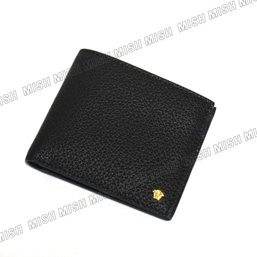 売れ筋 Versace メンズ2つ折り財布 メデューサグレインレザー ヴェルサーチ お歳暮 Clearchannel Com Br